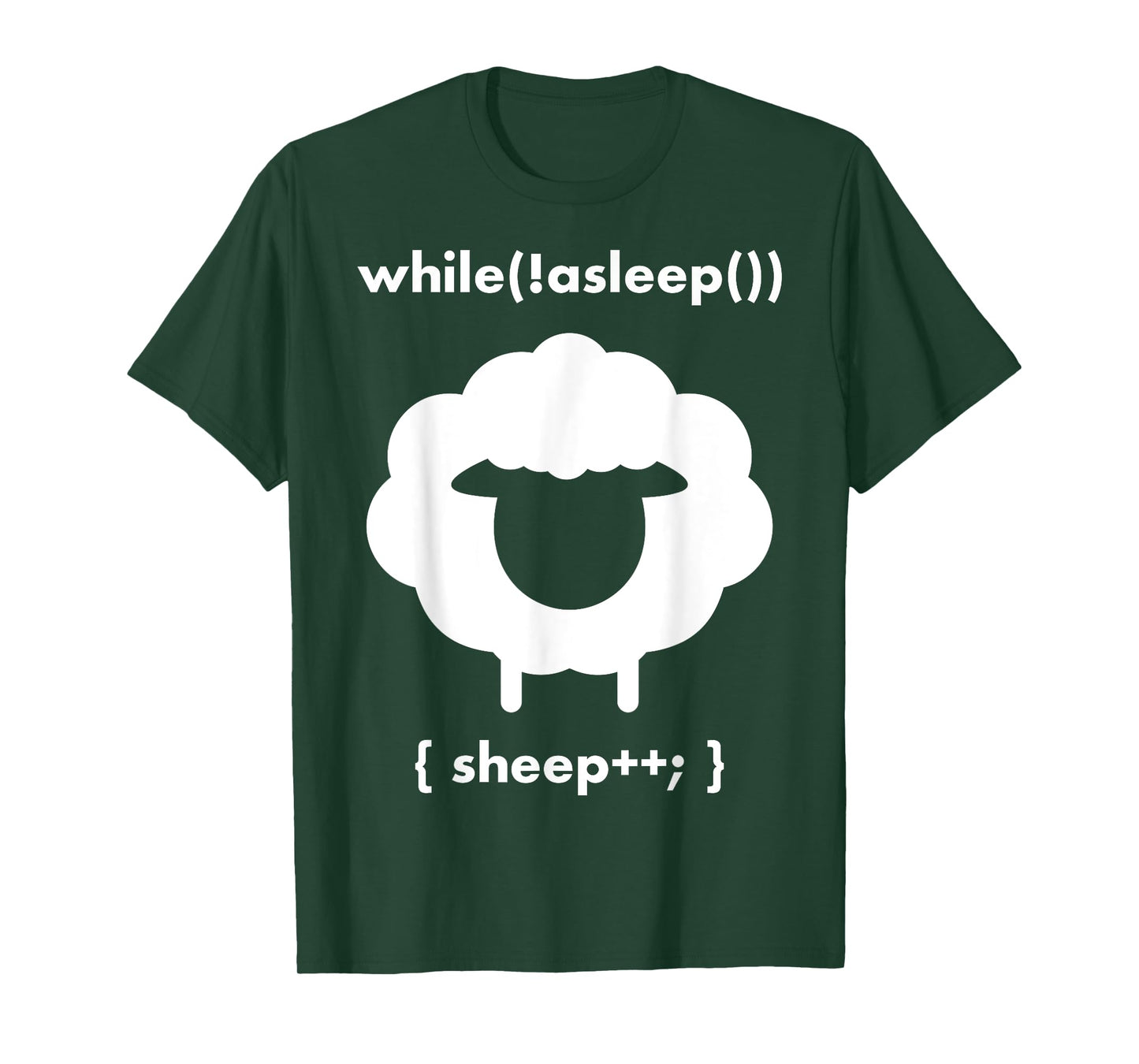 Counting Sheeps While Asleep Sheep Plus Plus T-Shirt