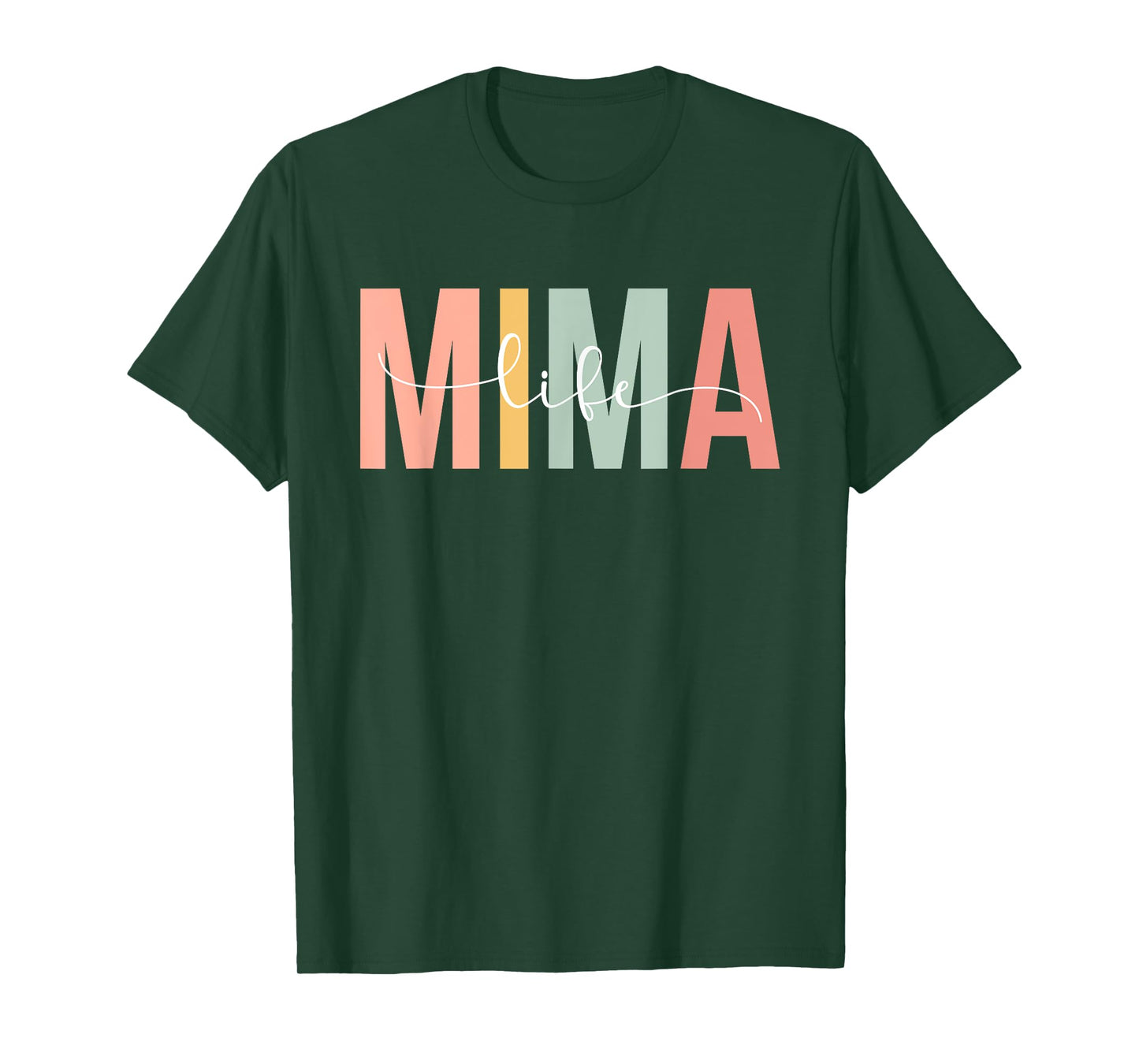 Mima Life Mima Grandma Mima Grandmother T-Shirt, Small