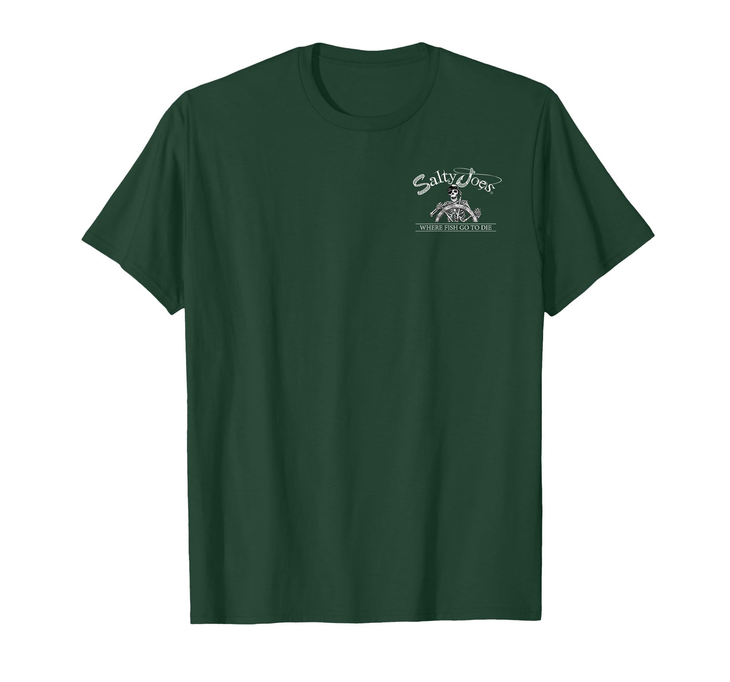 Salty Joe's Back from The Depths Logo Lightweight Graphic T-Shirt