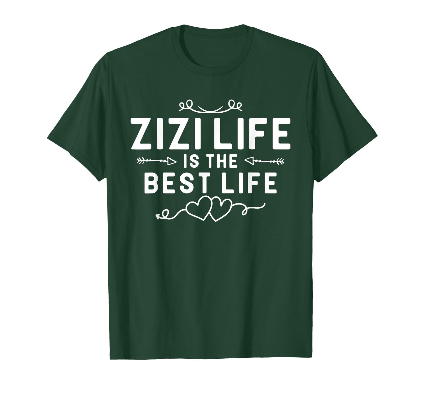 Zizi Life Is The Best Life For Grandma Mom Mothers Day T-Shirt
