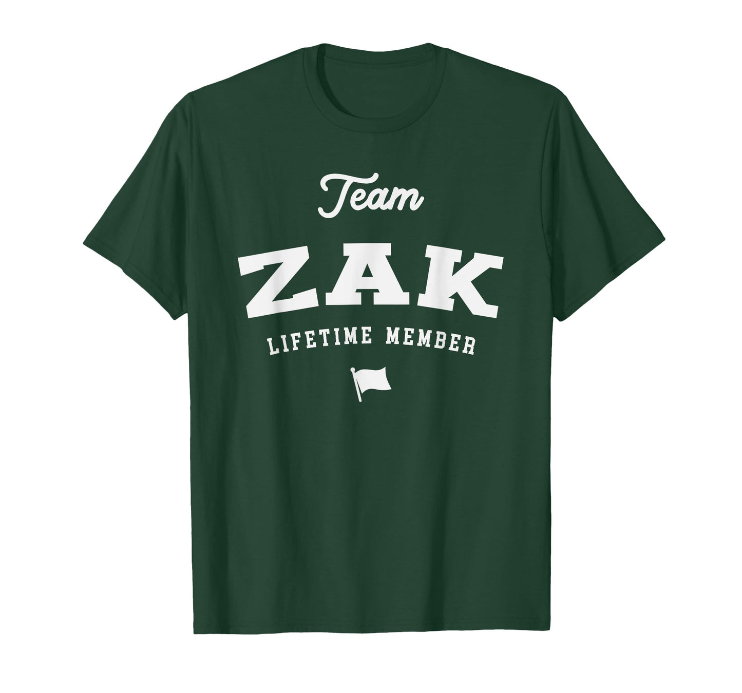 Team Zak Lifetime Member Funny Name Zak T-Shirt