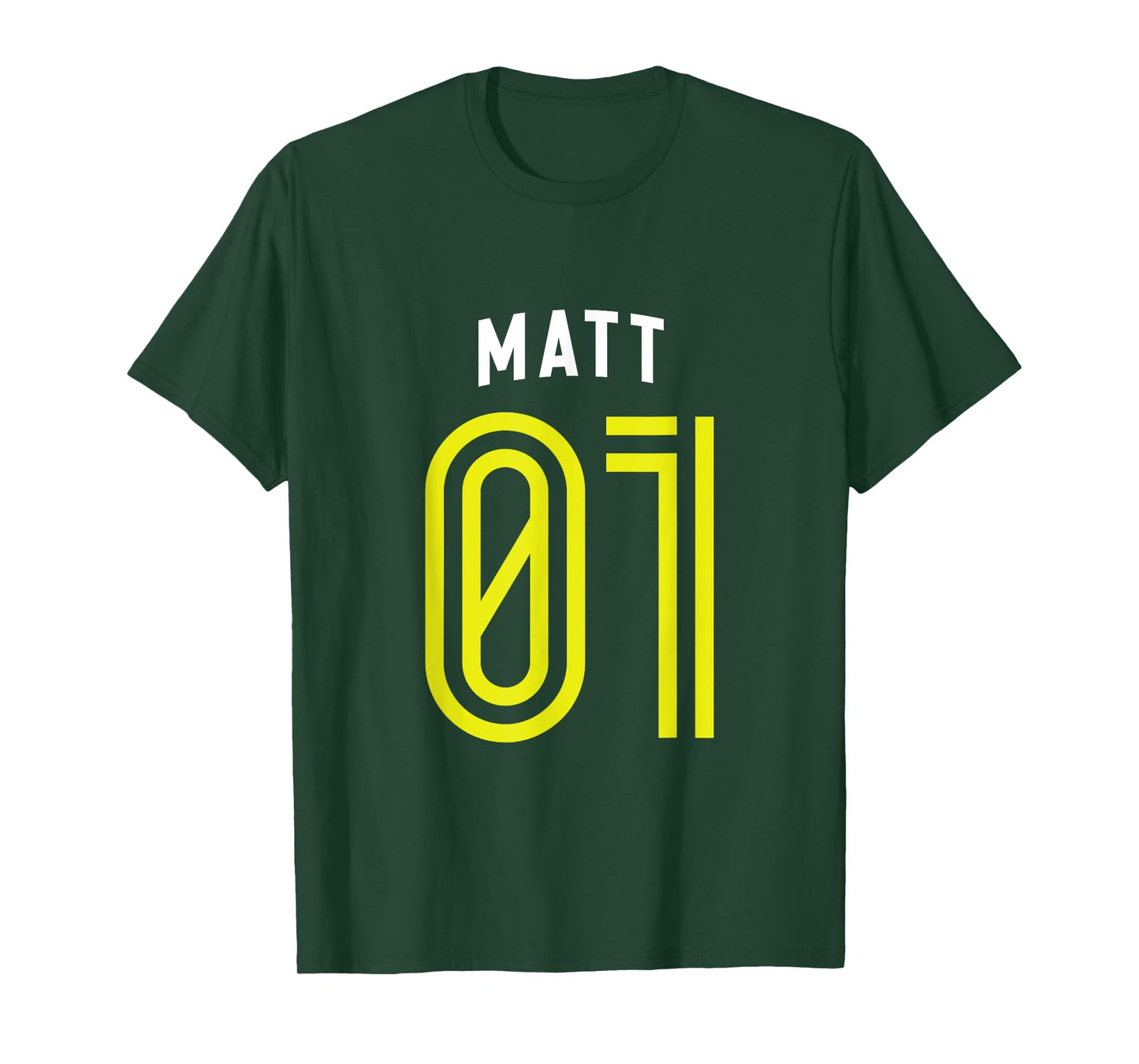 MATT 01 - Number One Team Sports Fan Varsity Style T-Shirt