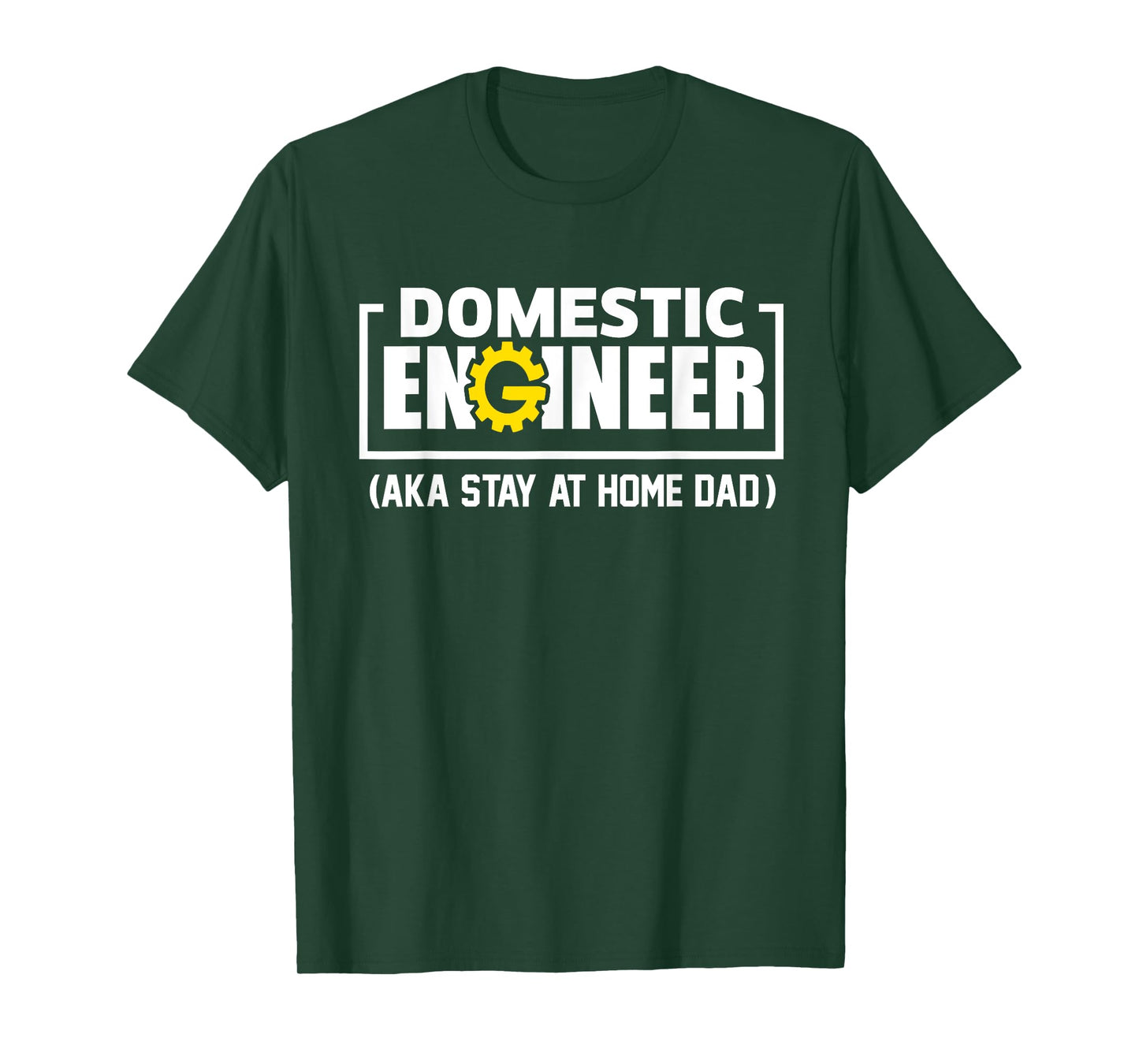 Funny Husband Domestic Engineer Stay at Home Dad Fathers day T-Shirt