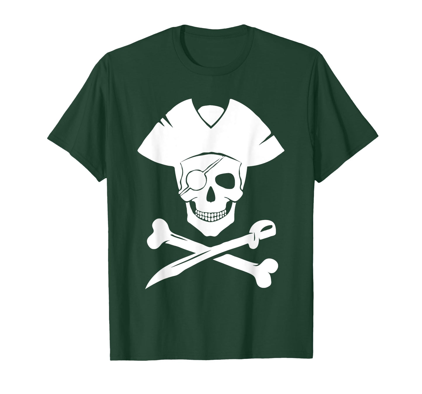 Pirate Skull And Crossbones Skeleton Halloween For Kids Boys T-Shirt