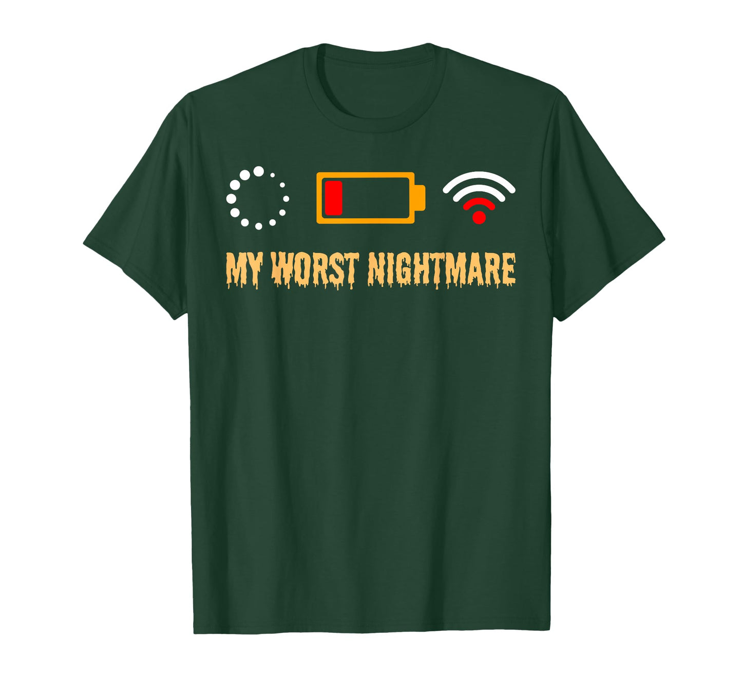 My Worst Nightmare Funny Tech Life Icon Shirts Men Women T-Shirt