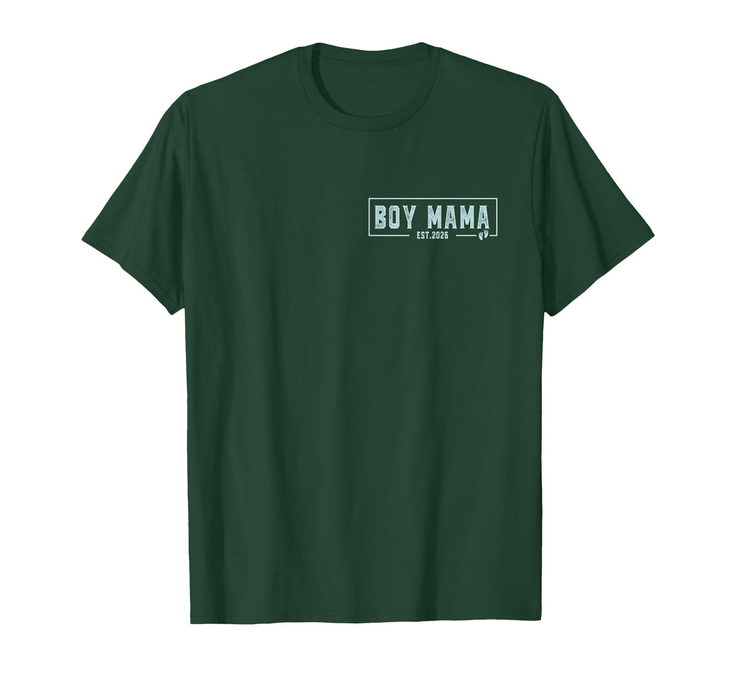 Boy Mama Est 2026 Boy Mom Pregnancy Mom To Be New Mama 2026 T-Shirt