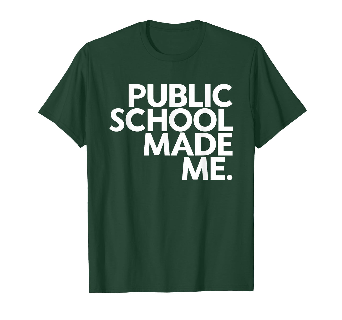Public School Made Me School Life Teacher's Day Children T-Shirt