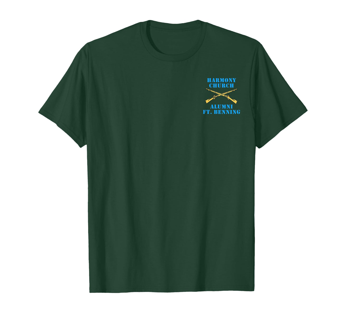 Harmony Church Alumni Ft. Benning Infantry Veteran Grunt T-Shirt