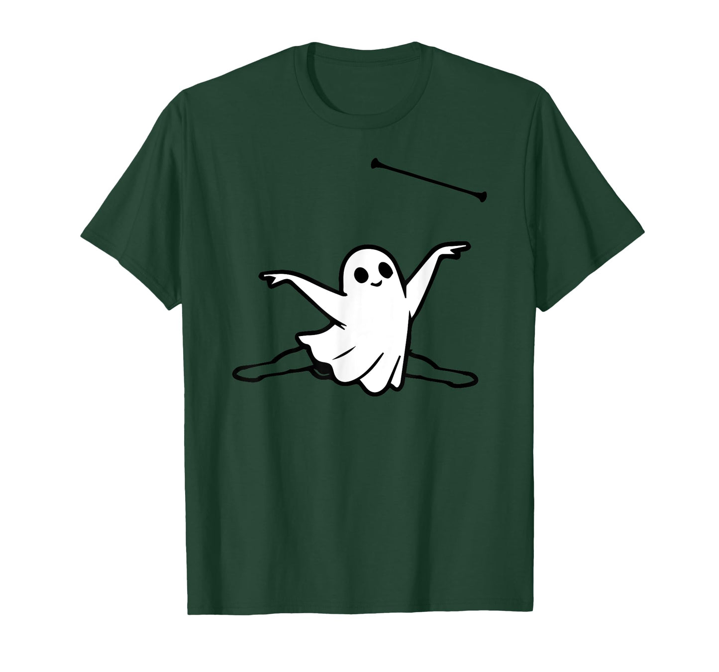 ghost Baton Twirler halloween T-Shirt