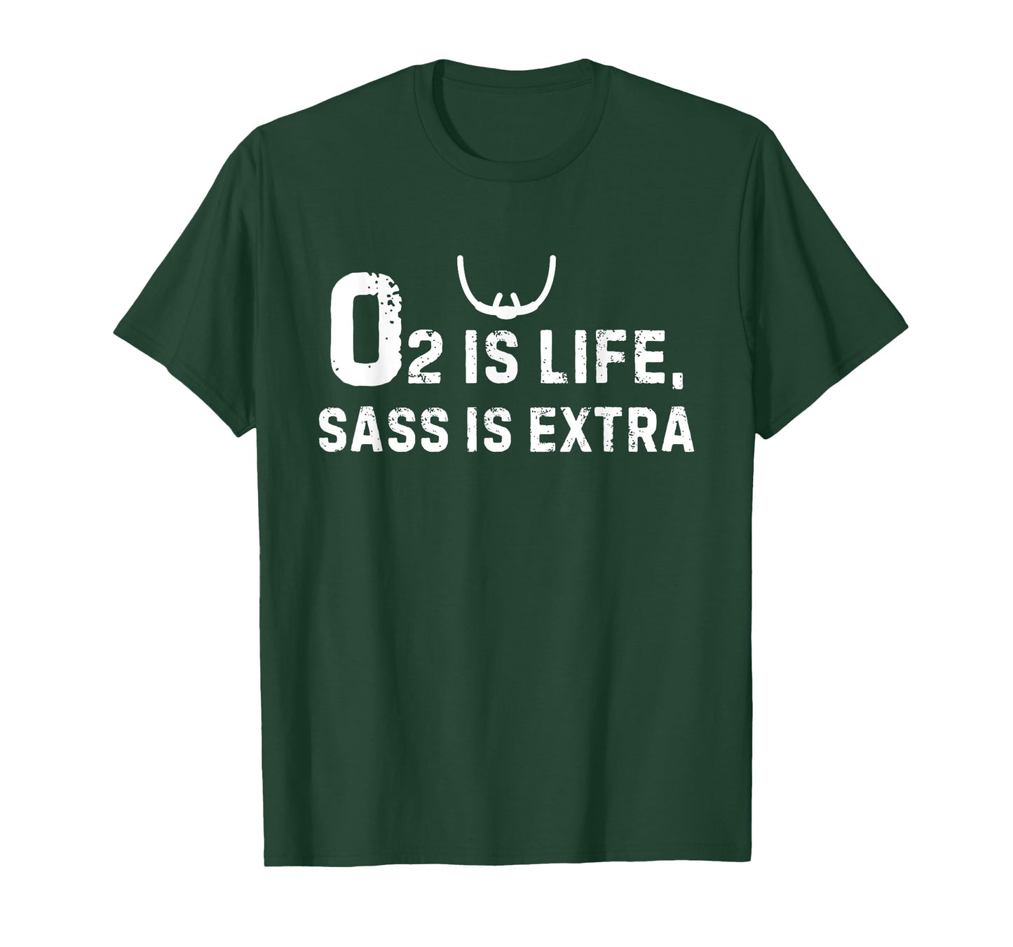 O2 Is Life Sass Is Extra Respiratory Therapy Humor T-Shirt