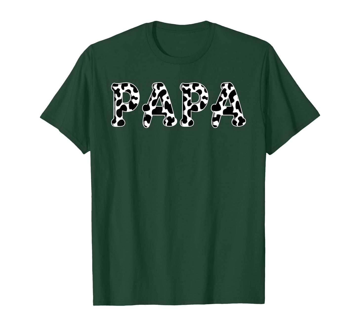 Cow Papa Birthday Family Matching Girl Boy Farm Birthday T-Shirt