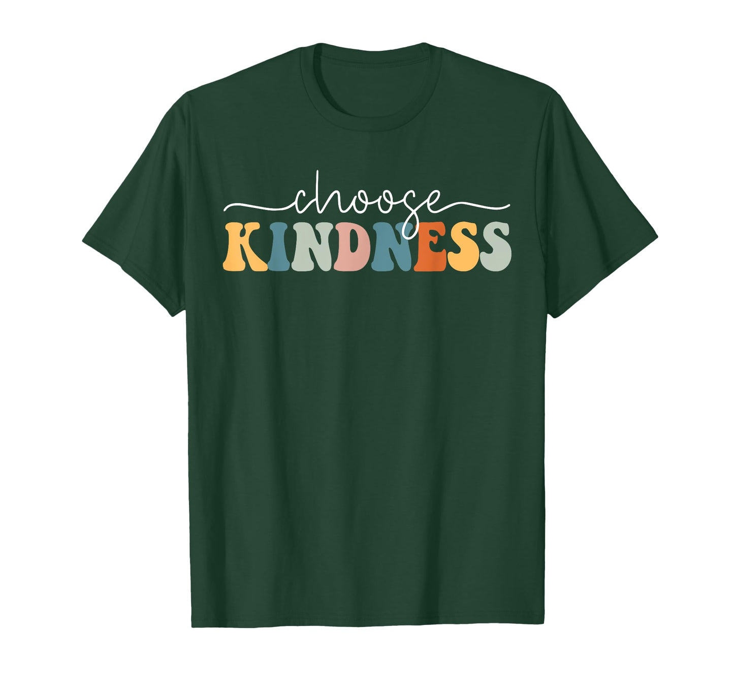 Choose Kindness Retro Groovy Kindness Inspirational T-Shirt