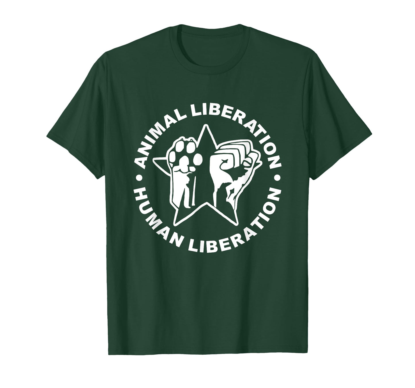 Animal Liberation Human Liberation Animal Rights T-Shirt