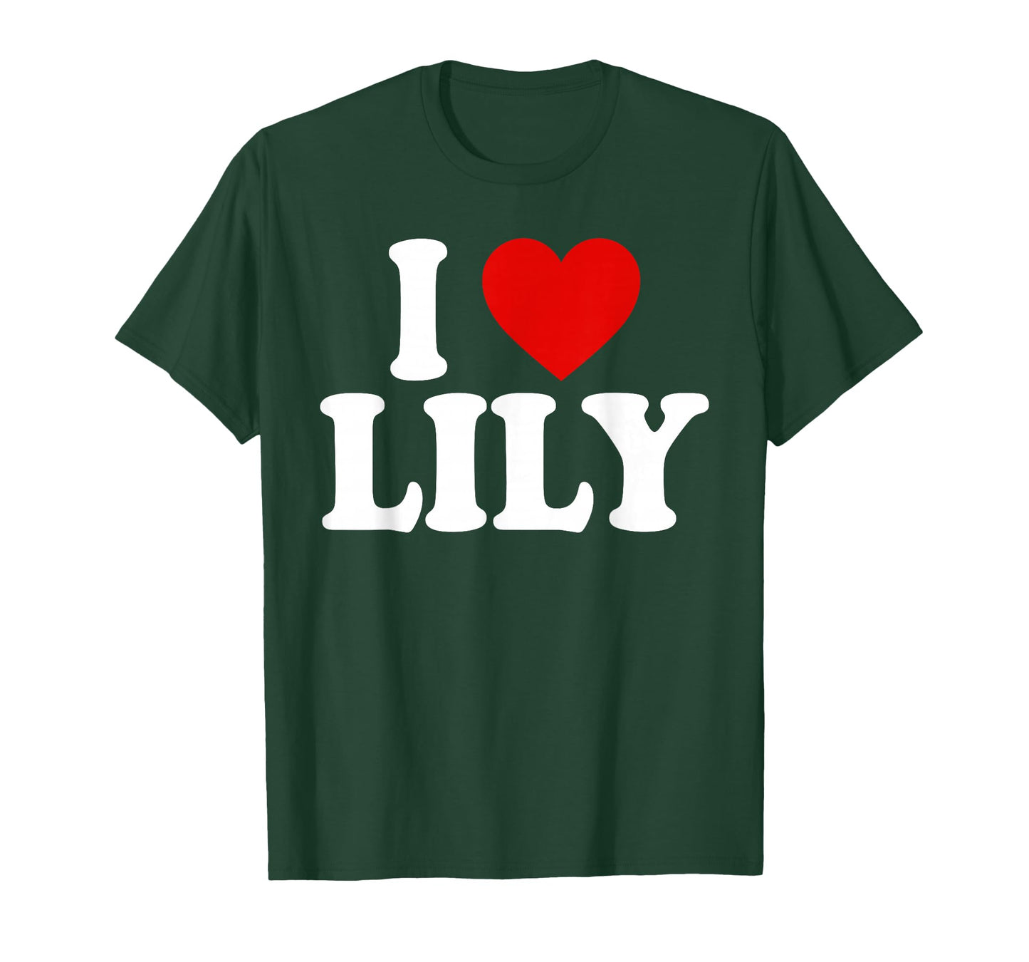I HEART LOVE LILY T-Shirt