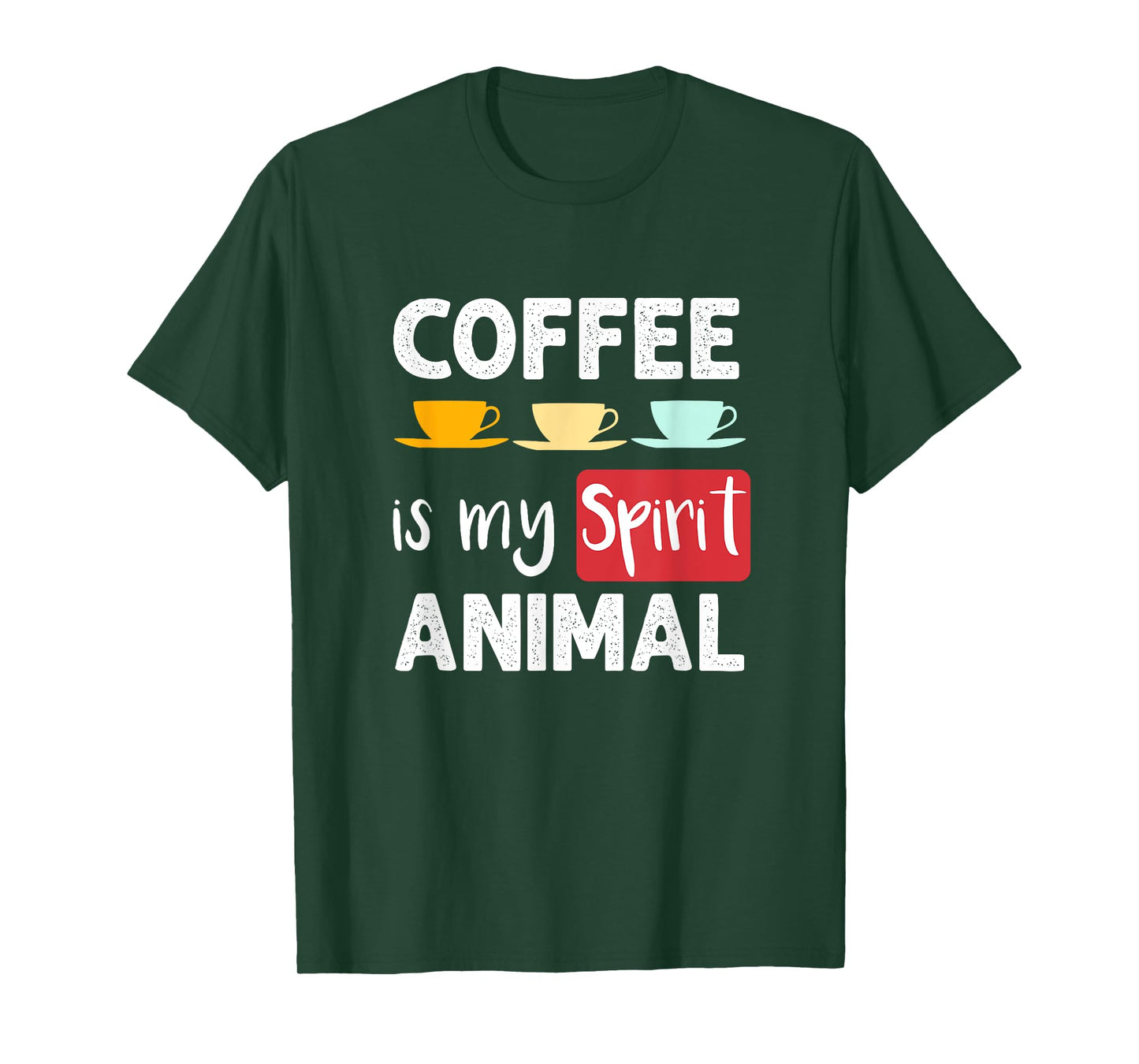 Vintage Coffee is My Spirit Animal T-Shirt
