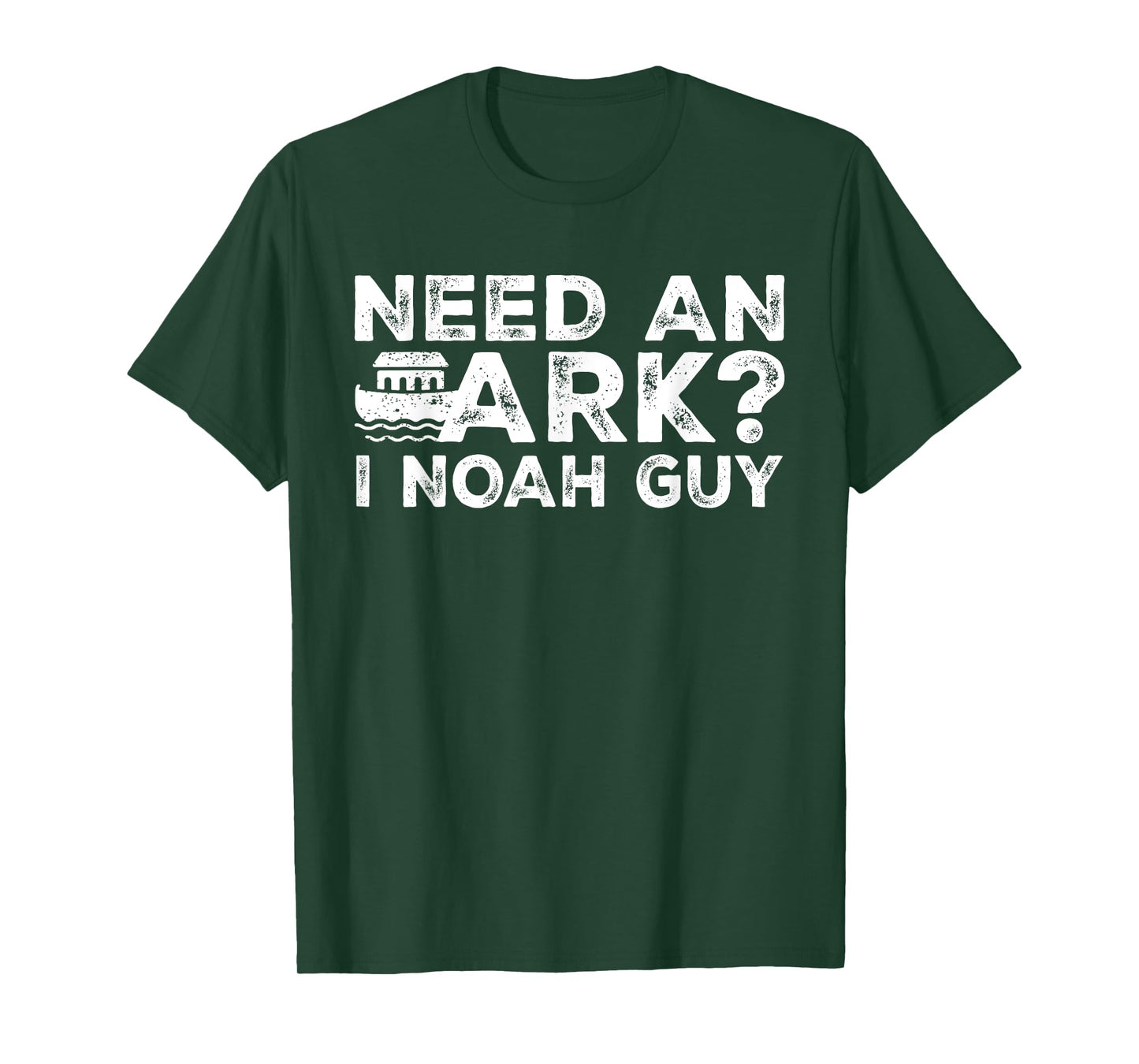 Funny Christian Pun Need an Ark I Noah Guy Kids Men Women T-Shirt