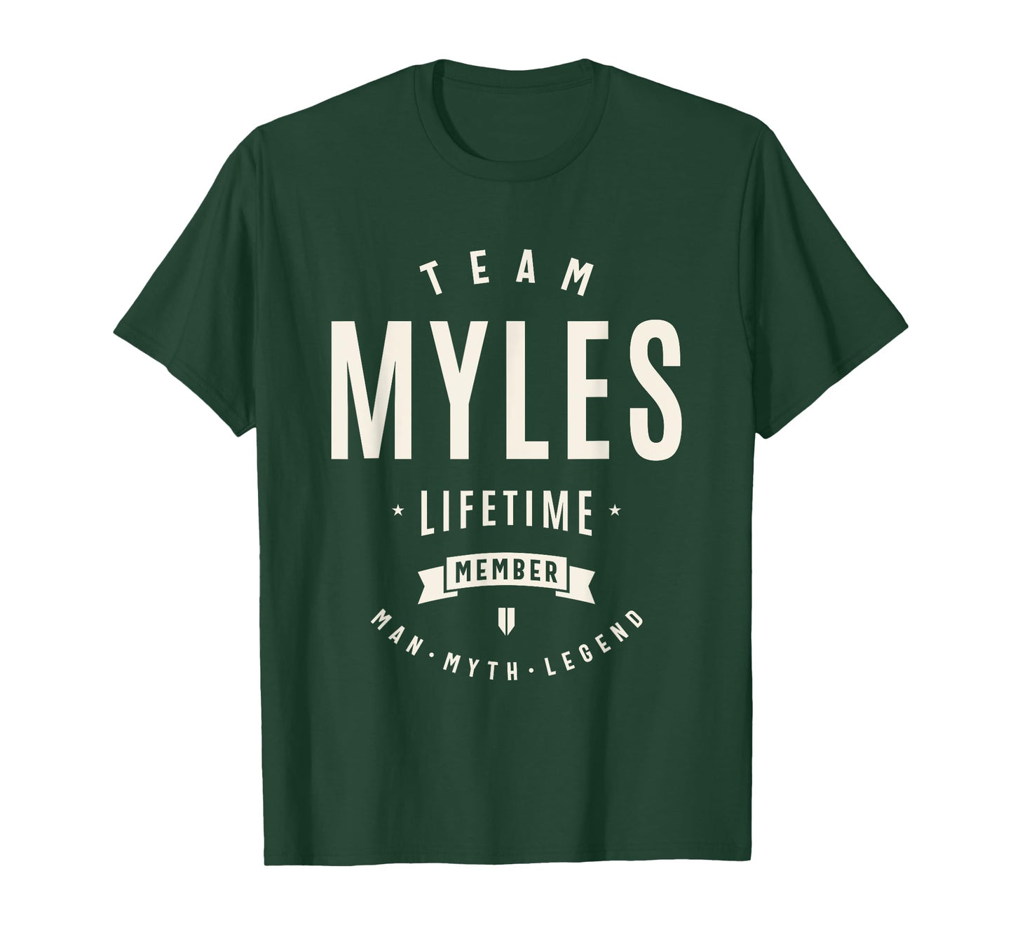 Team Myles Lifetime Member Funny Name Myles T-Shirt