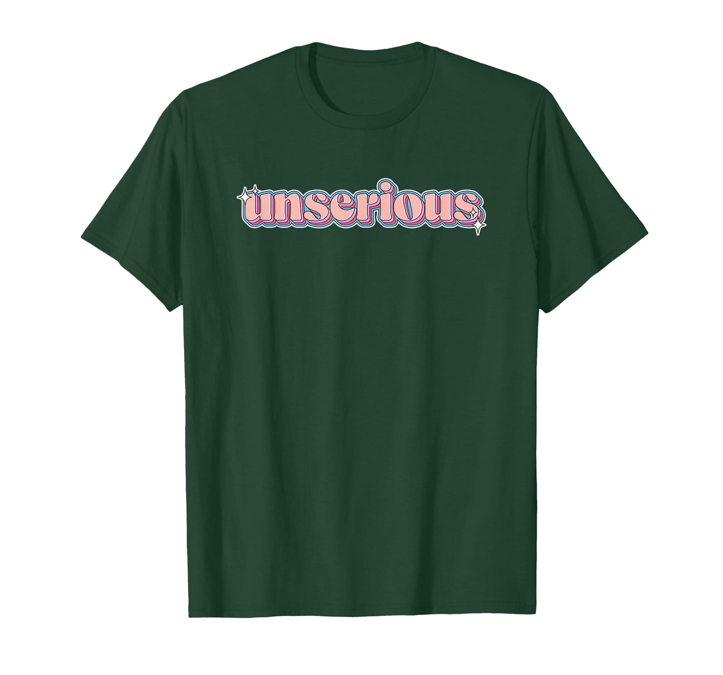 Unserious: Brainrot Meme Retro Sparkle Unserious T-Shirt