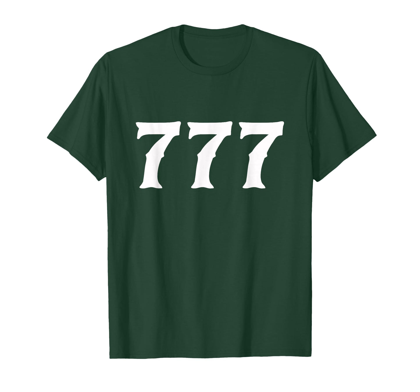 777 Numerology Spiritual Personal Number 777 Angel Number T-Shirt