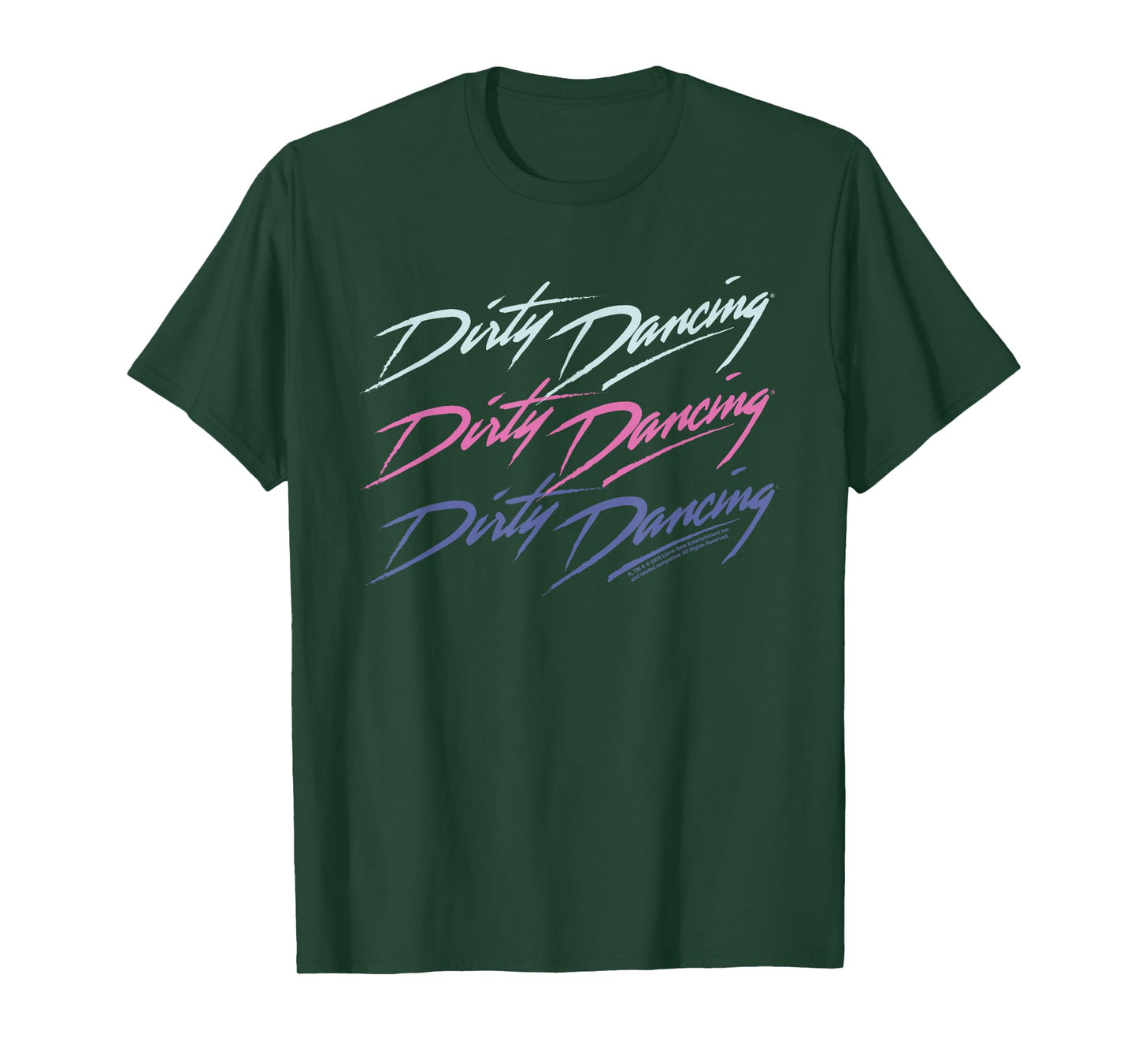 Dirty Dancing Classic Trio Text Logo T-Shirt