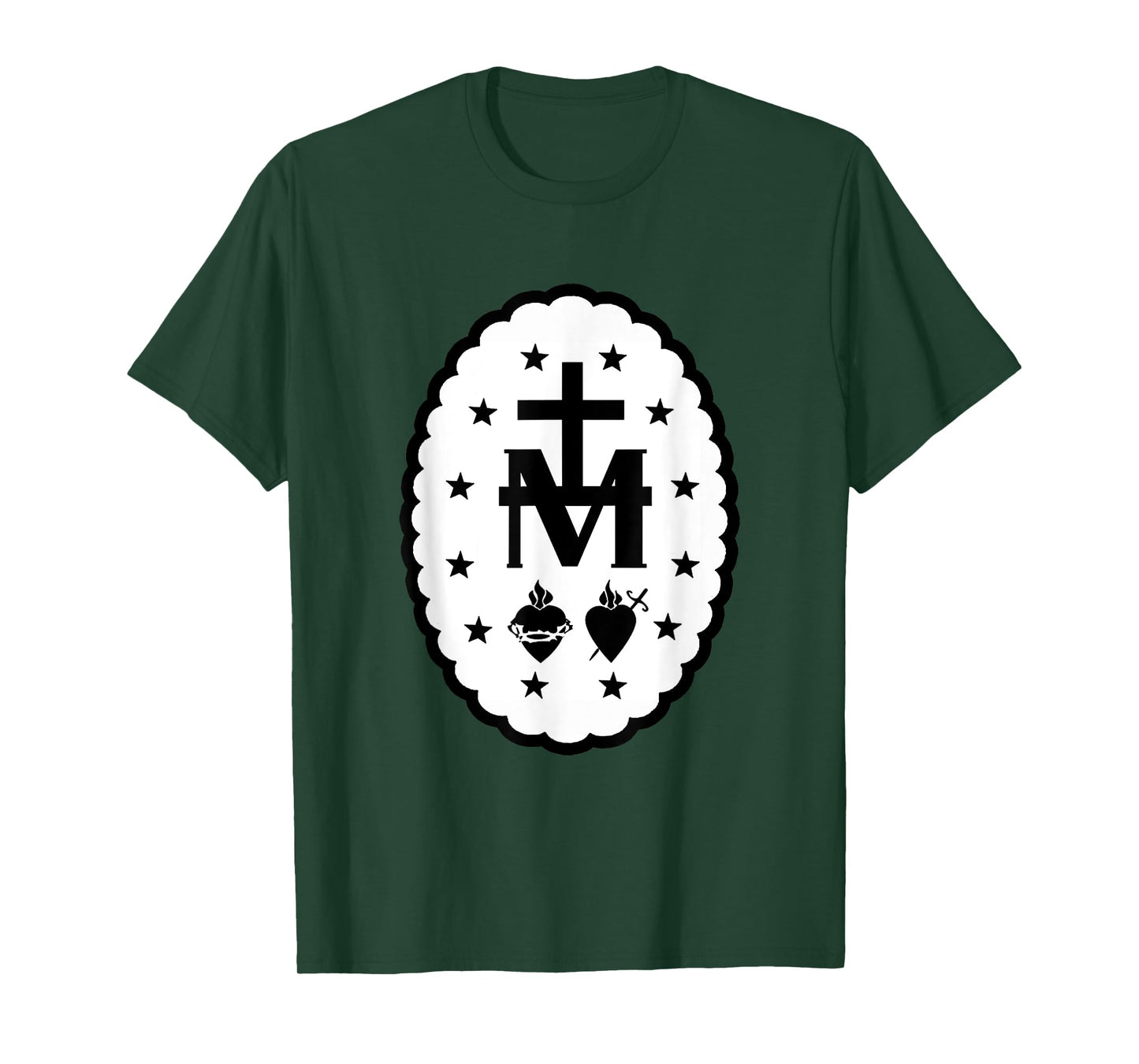 Immaculate Heart Of Mary Devotion Cross Symbol T-Shirt