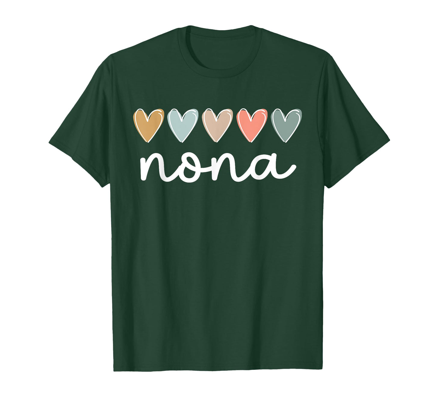 Nona Hearts Nona Grandma Nona Grandmother T-Shirt
