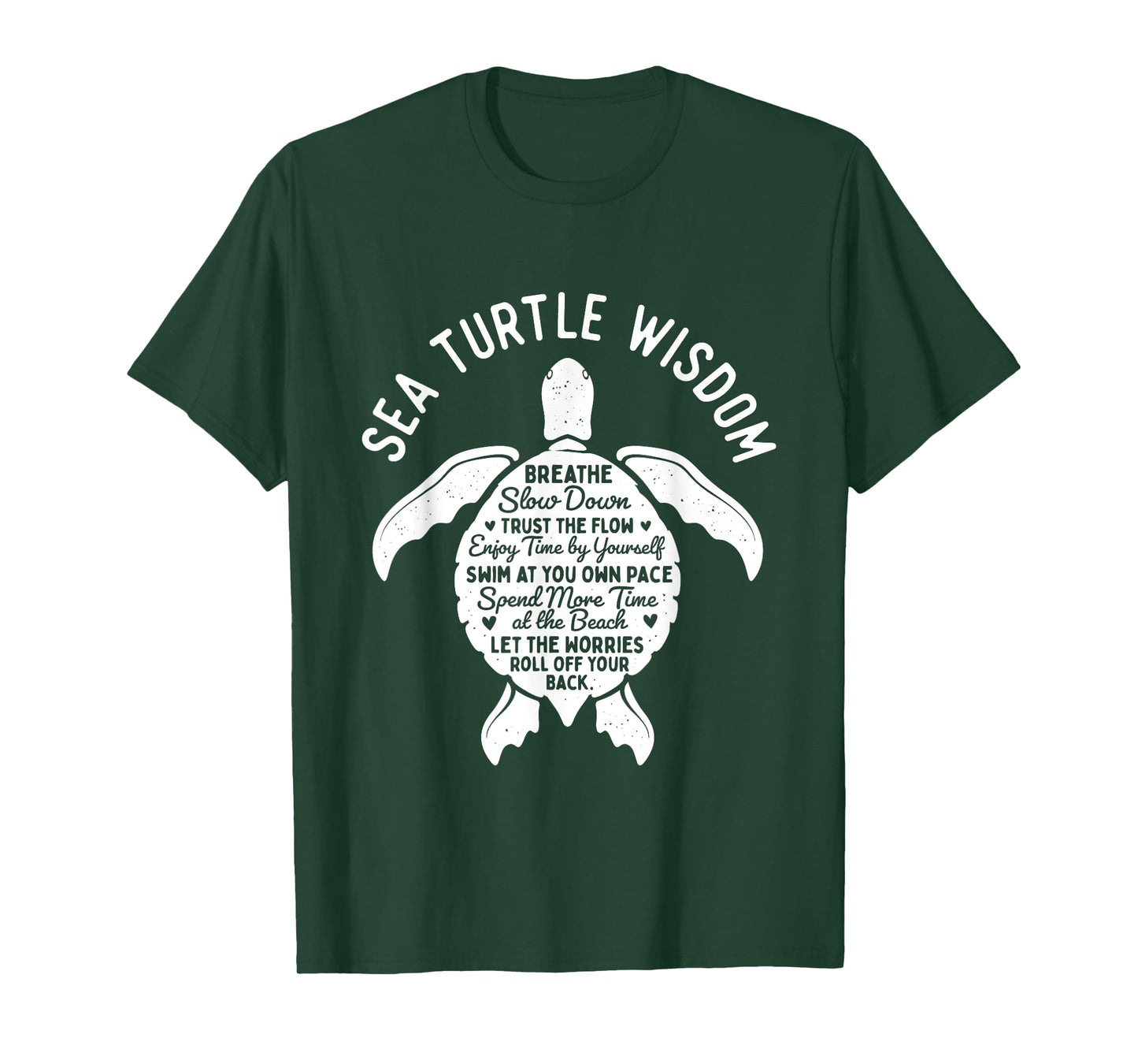 Sea Turtle Wisdom - Beach Cute Tortoise Sea Animal T-Shirt