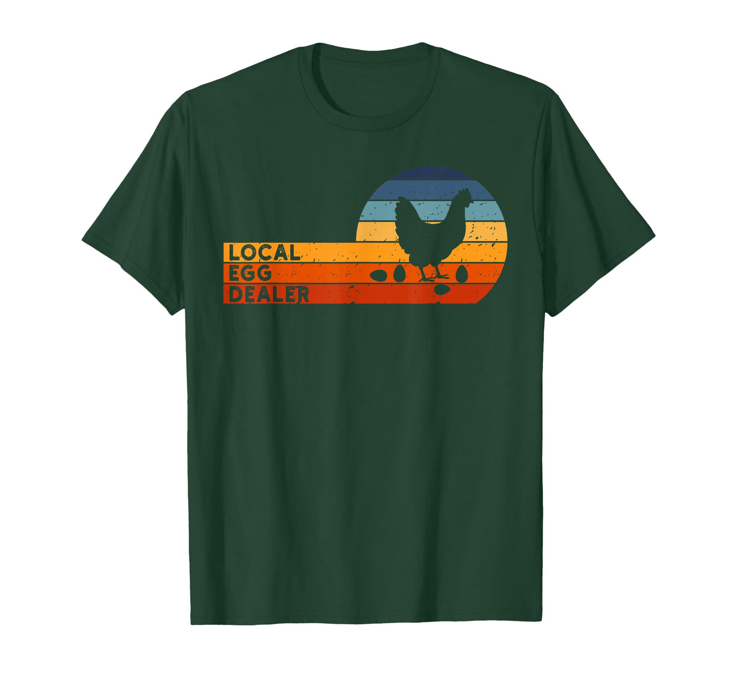 Local Egg Dealer Retro Agriculture Farmer Chicken Lover T-Shirt