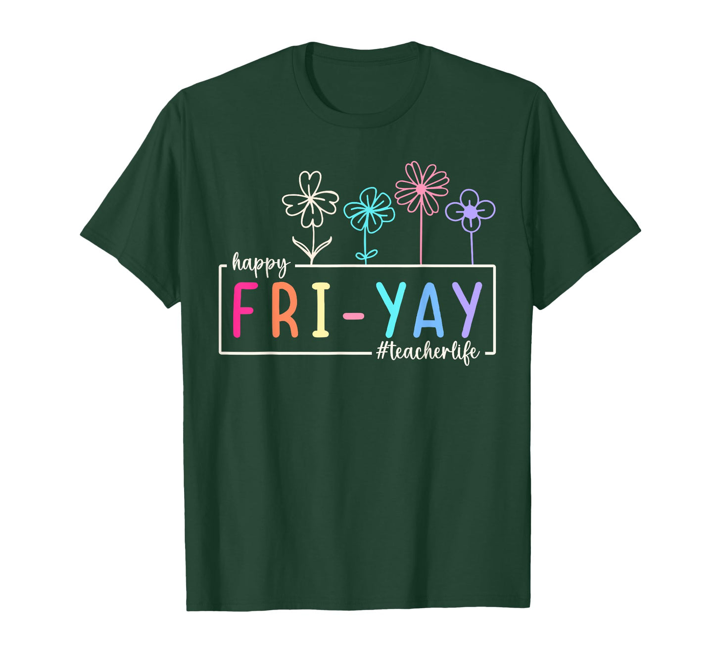 Happy Fri-Yay Teacher Student Funny Fri Yay Friday Weekend T-Shirt