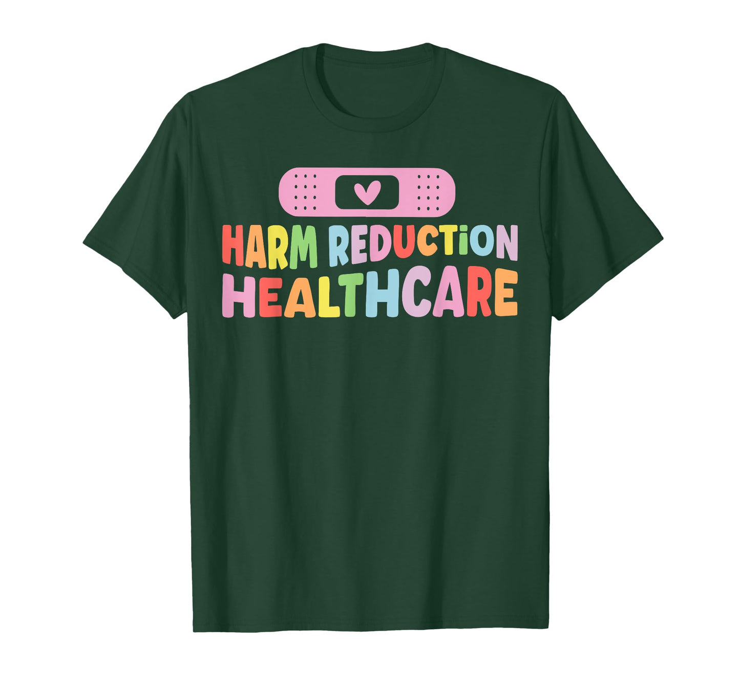 Retro Flower Harm Reduction Healthcare Overdose Awareness T-Shirt