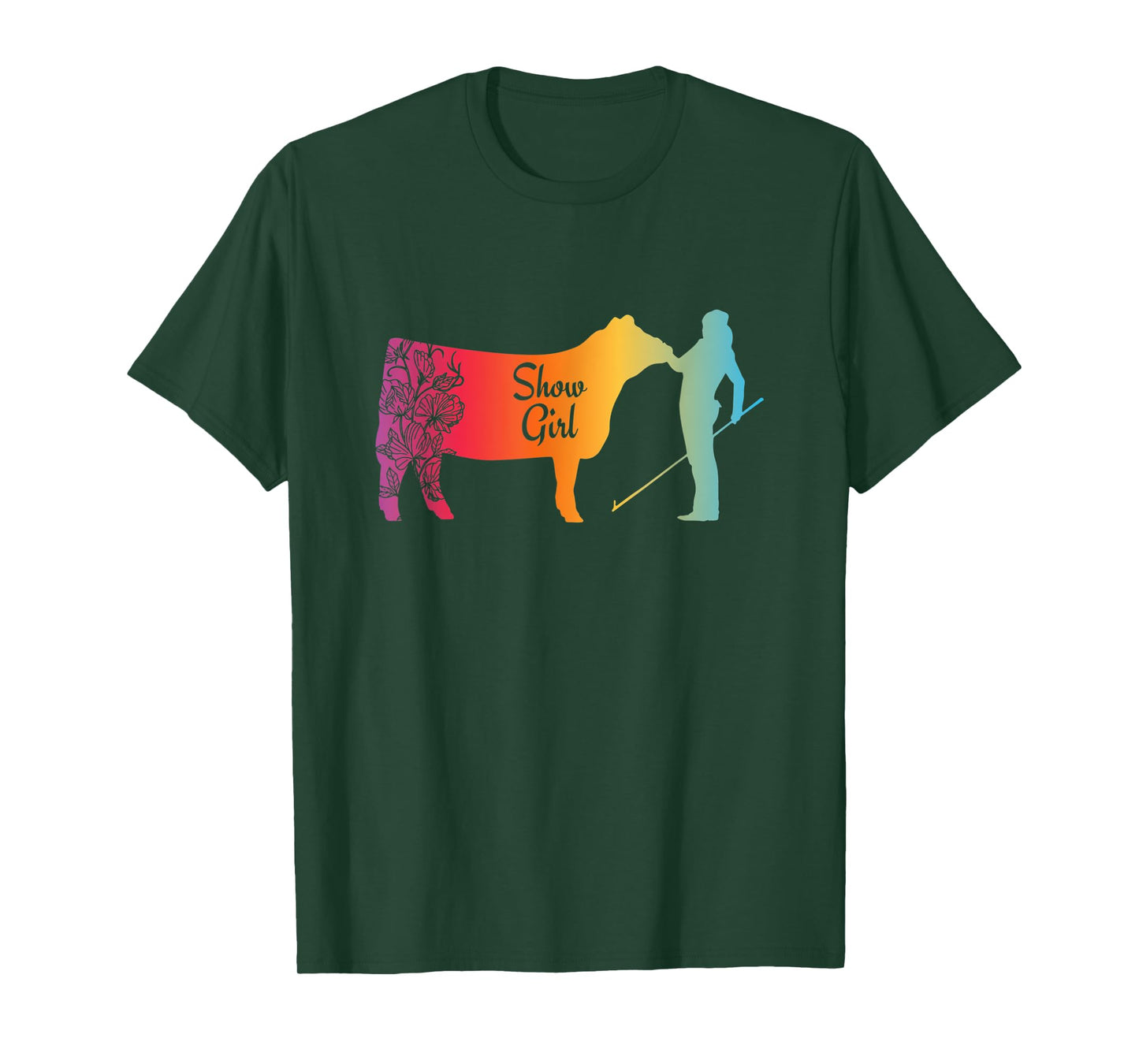 Show Girl - Fun Livestock Cattle Showing T-Shirt