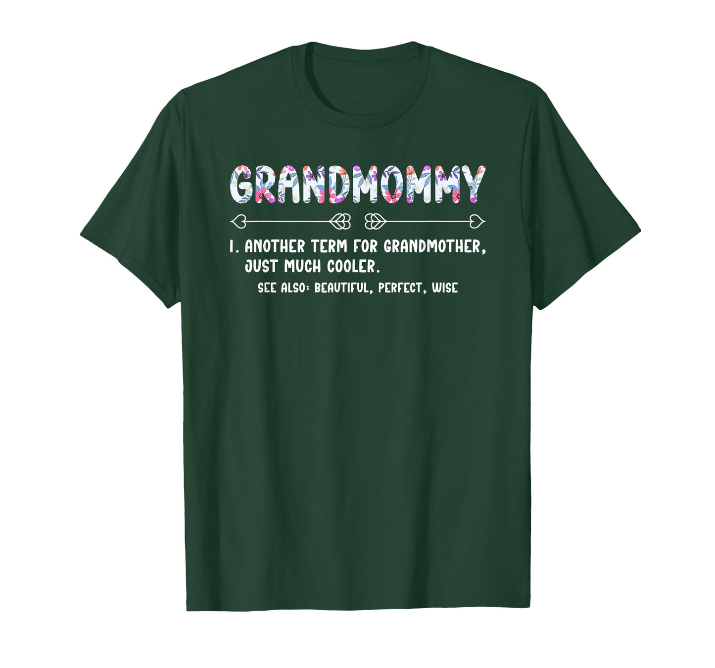 Grandmommy Grandma Definition Grandmommy Grandmother T-Shirt