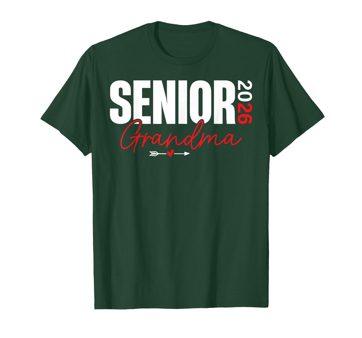 2026 Senior Grandma Class of 2026 Graduate Graduation Year T-Shirt