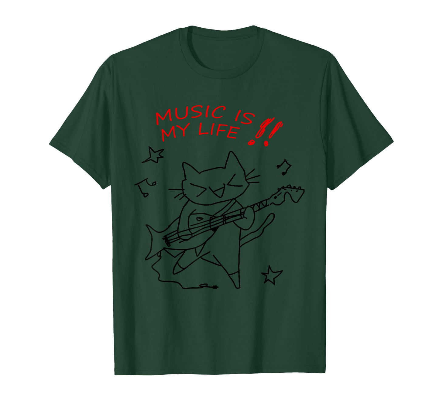 I'm Cat Music Is My Life Men Women T-Shirt