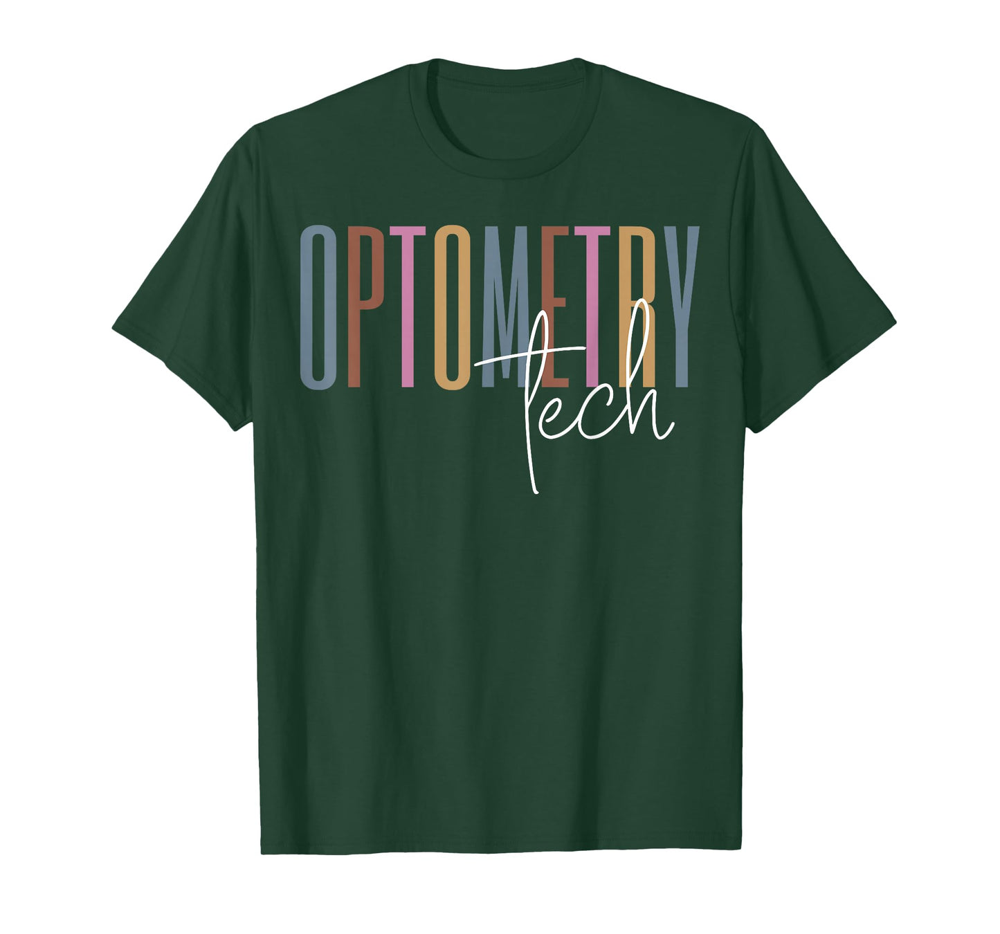 Retro Optometry Tech Optometrist Ophthalmologist Optician T-Shirt