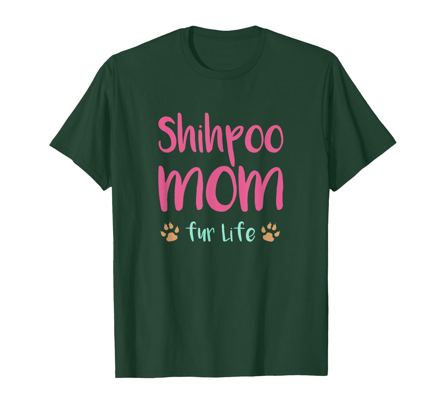 Shihpoo Mom Shih Tzu Poodle Mom T-Shirt