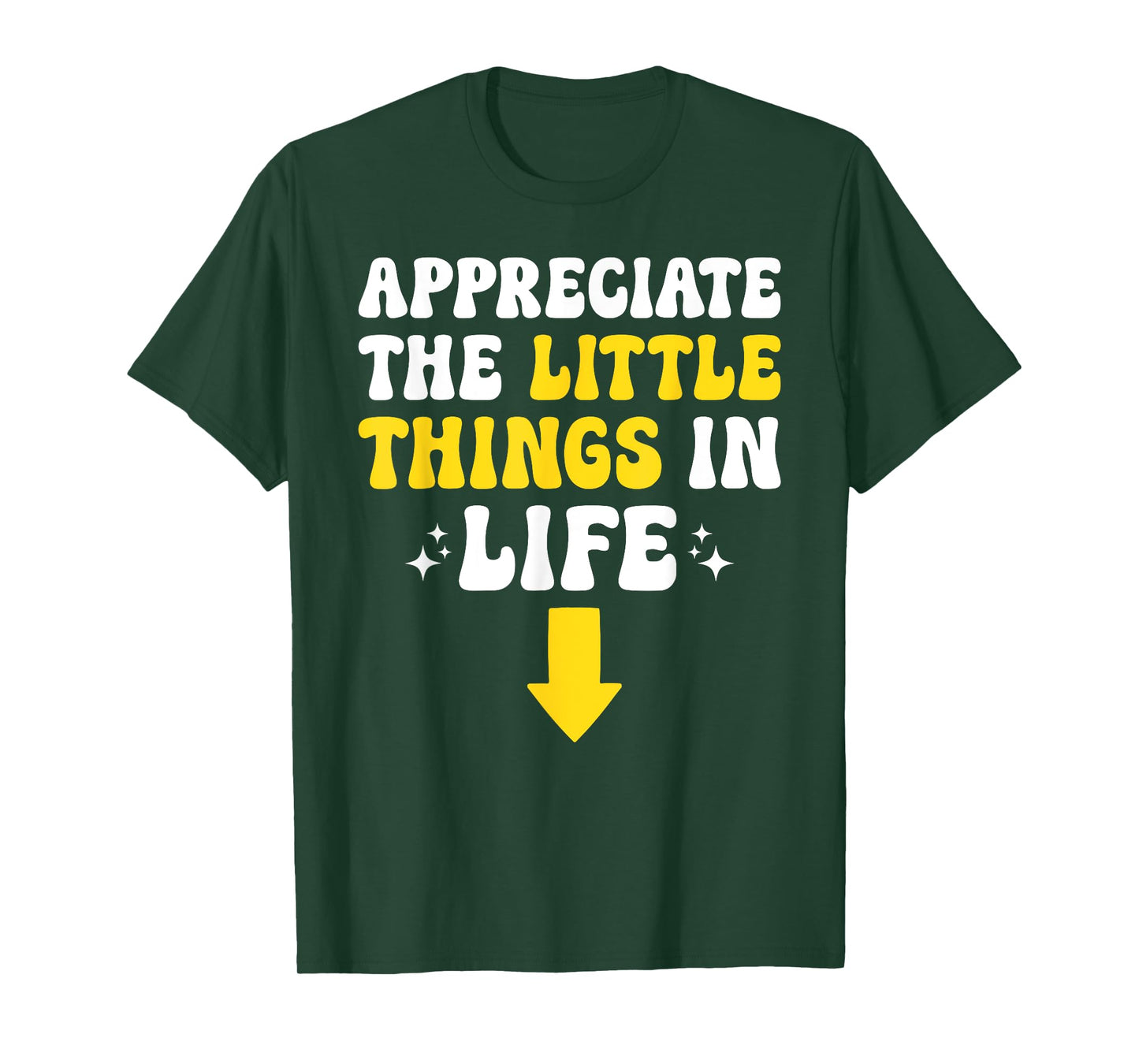 Appreciate The Little Things In Life Embarrassing Adult Joke T-Shirt