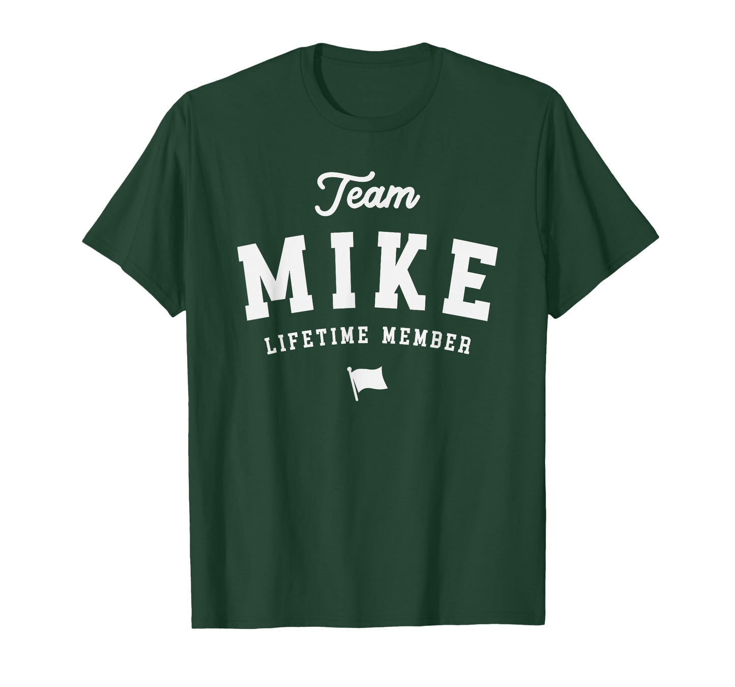 Mike Personalized Name Apparel Cld Unisex Adult Team Mike Lifetime Member Funny Name Mike T-Shirt Black Small Classic Fit Crew Neck Modern Casual Sports Cotton Blend Machine Wash Short Sleeve