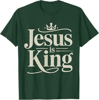 Christian Jesus Christ is King Youth Men God Son Toddler Boy T-Shirt