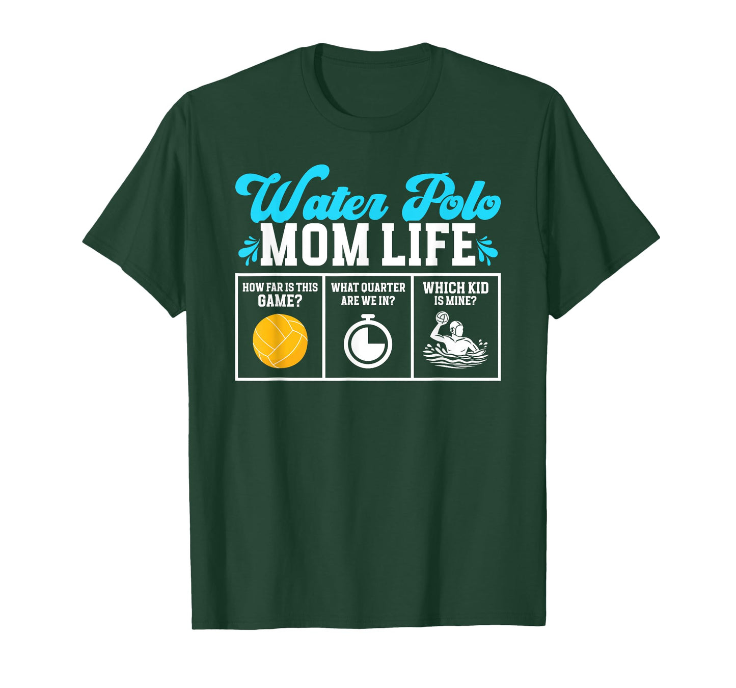 Water Polo Mom Life Water Polo Player Mom Water Polo Mama T-Shirt