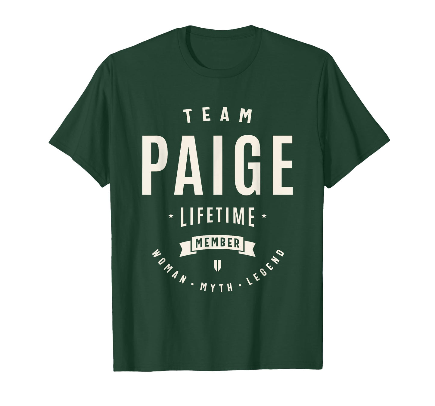 Team Paige Lifetime Member Funny Name Paige T-Shirt