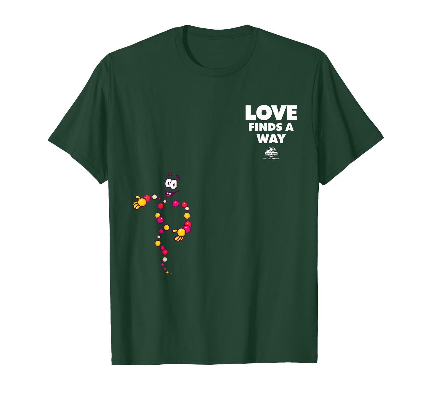 Jurassic World Mr. DNA Love Finds A Way T-Shirt