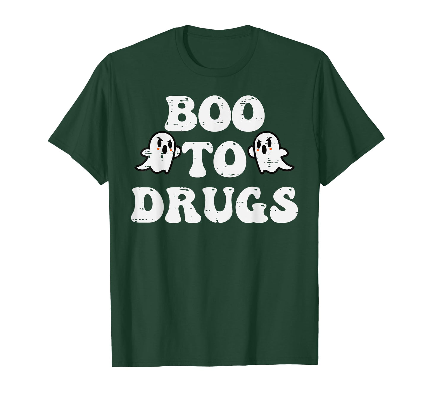 Red Ribbon Week Boo to Ghost Halloween Men Women Kids T-Shirt