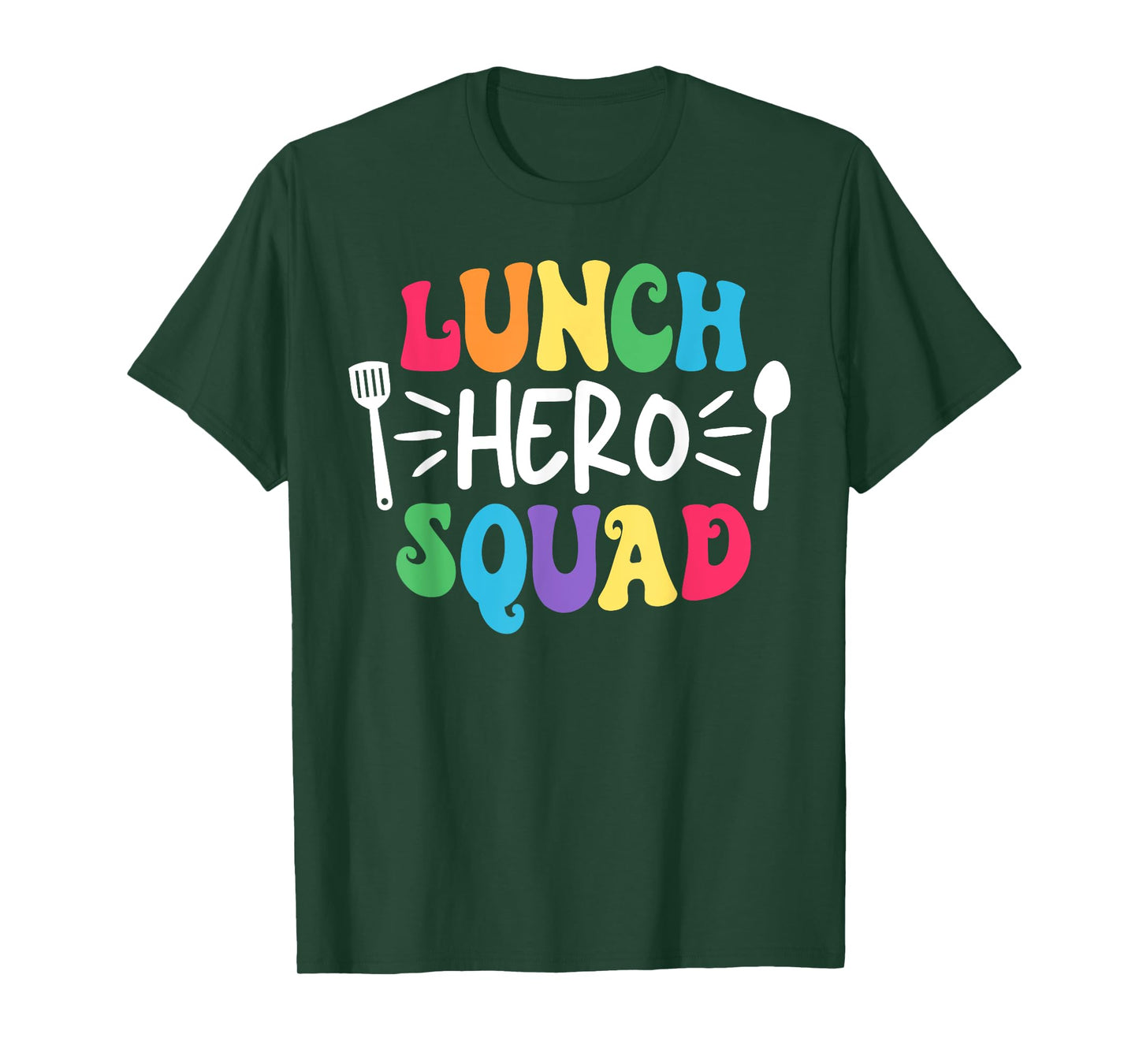 Lunch Hero Squad Funny Lady Cafeteria Squad Workers T-Shirt