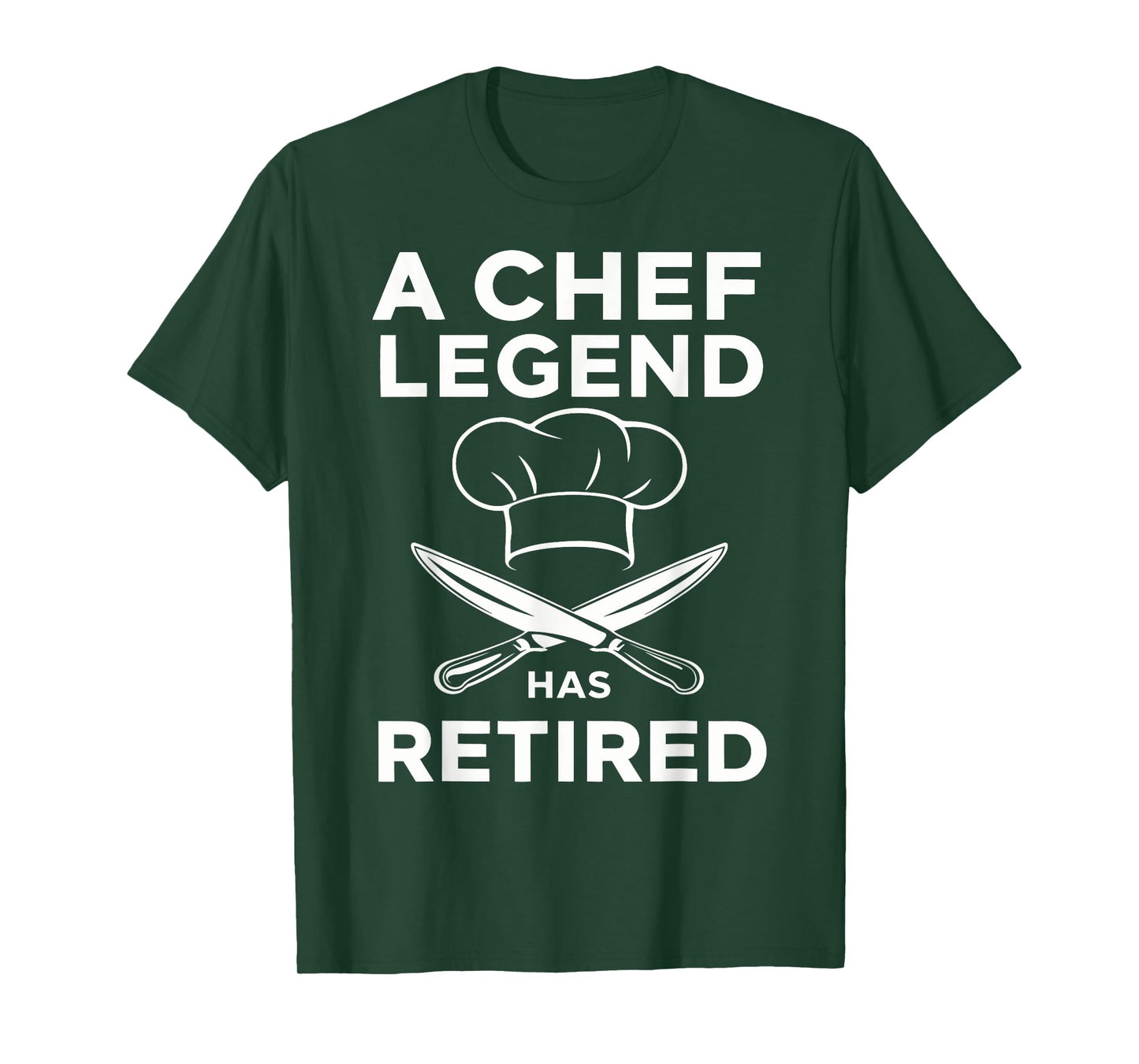 A Chef Legend Has Retired Funny Chef Retirement Kitchen T-Shirt