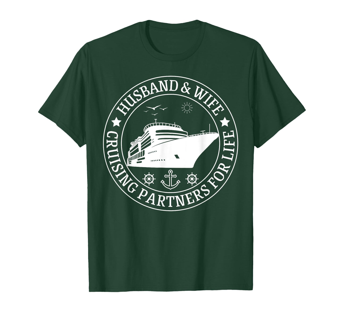 Cruising Husband And Wife Cruise Partners For Life Matching T-Shirt