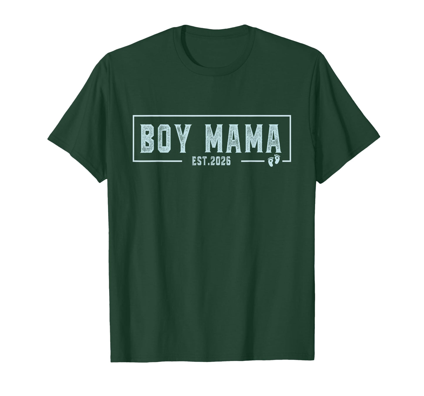 Boy Mama Est 2026 Boy Mom Pregnancy Mom To Be New Mama 2026 T-Shirt