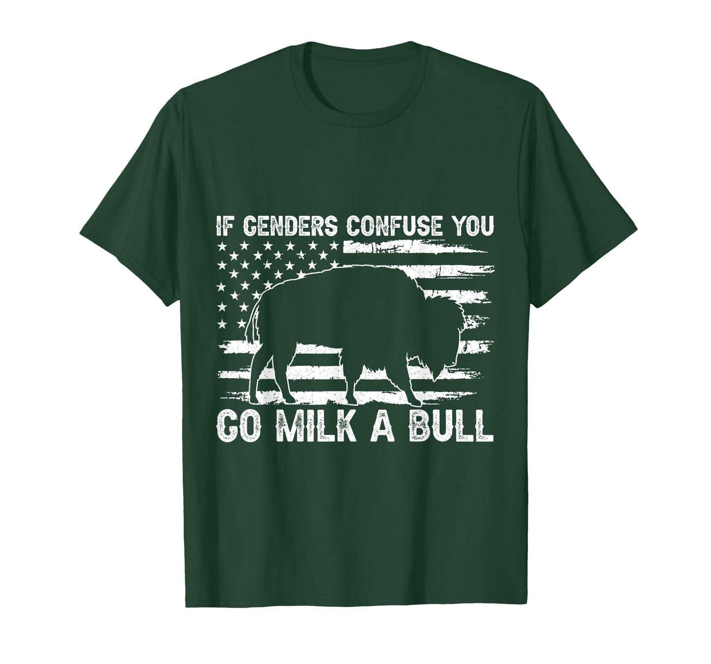 If Genders Confuse You Go Milk a Bull Vintage T-Shirt
