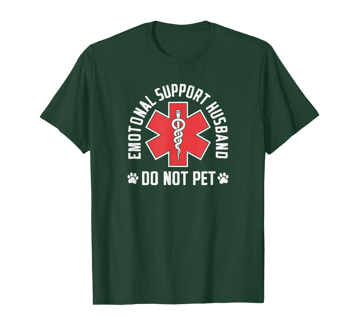 Mens Do Not Pet Emotional Support Husband Funny T-Shirt