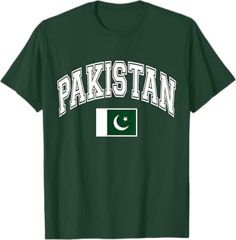 Pakistan Pakistani Flag Graphic T-Shirt